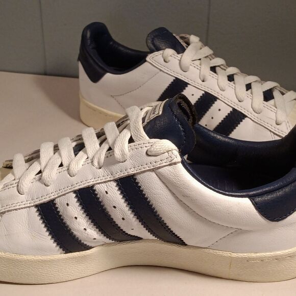 Adidas Classic Unisex Shell Toe Leather Sneakers Women's 7.5 Men's 6.5 - Picture 5 of 12